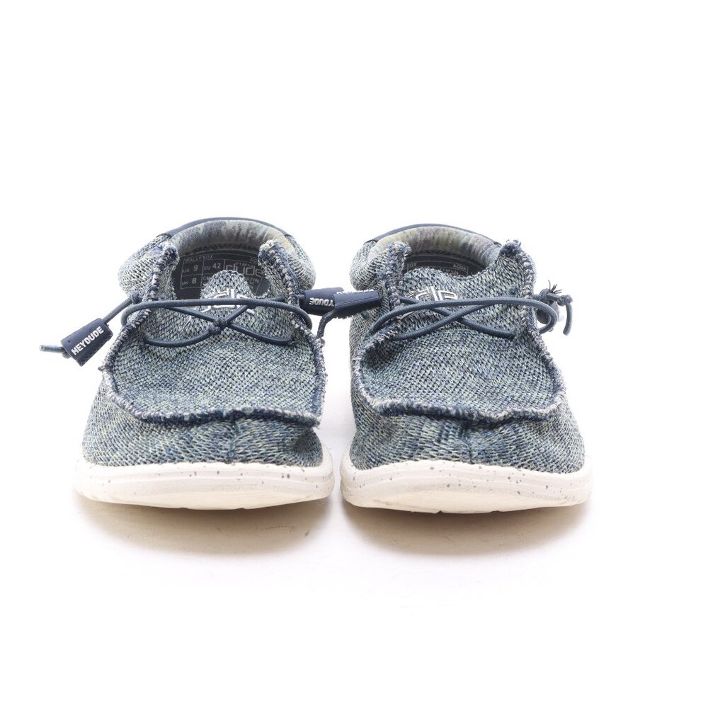 Hey Dude Textile Wally Sox Aqua Loafers & Slip-Ons Men 9 Blue/White - Picture 5 of 17
